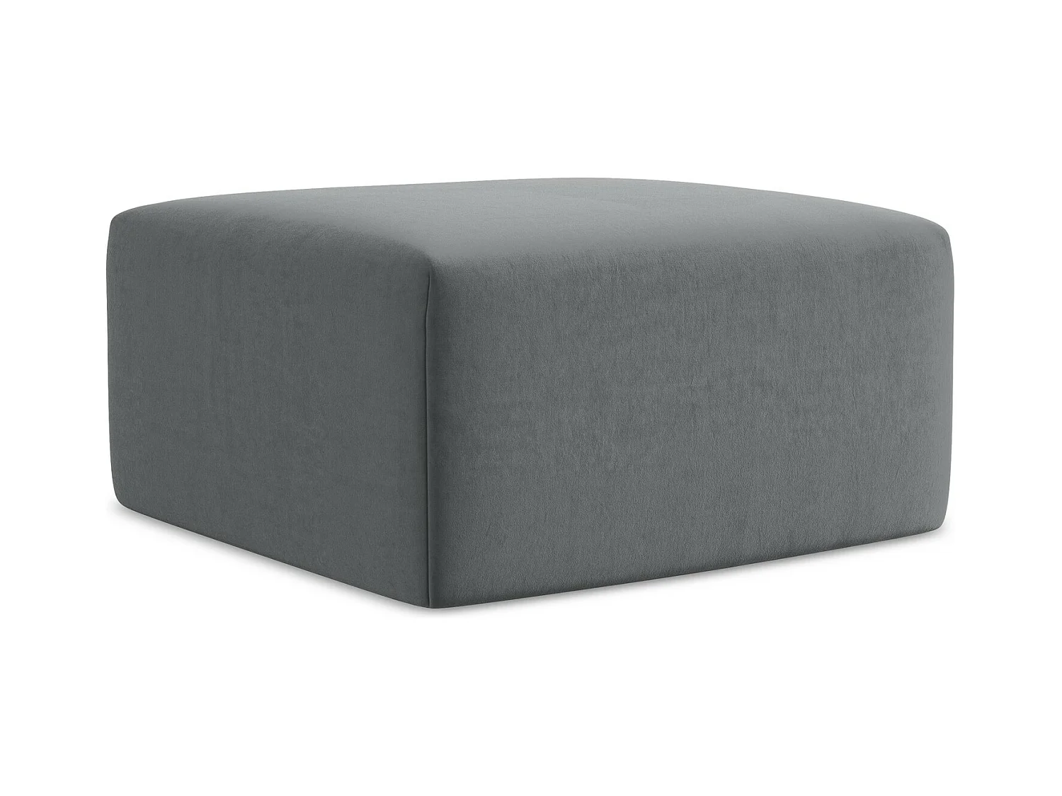 Pouf - Hocker - Samt - Stahl - KELI