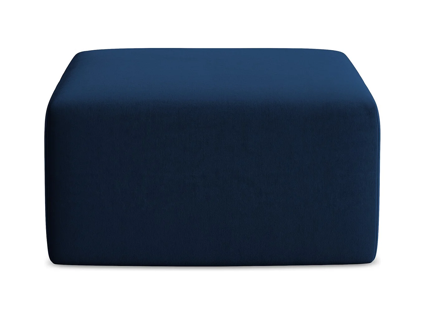 Pouf - Hocker - Samt - Königsblau - KELI