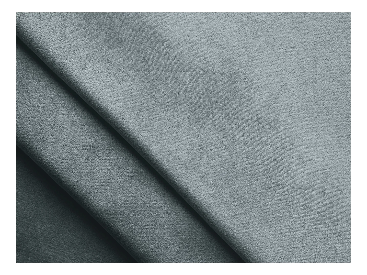 Pouf en velours - bleu clair - LANI