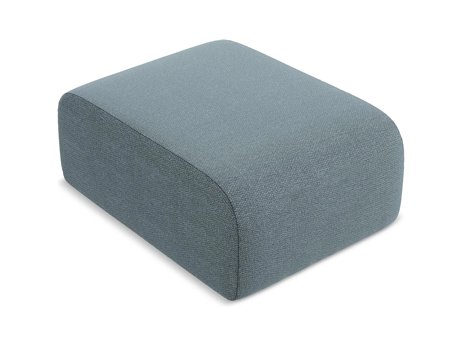 Poef van jeans bouclé - LANI