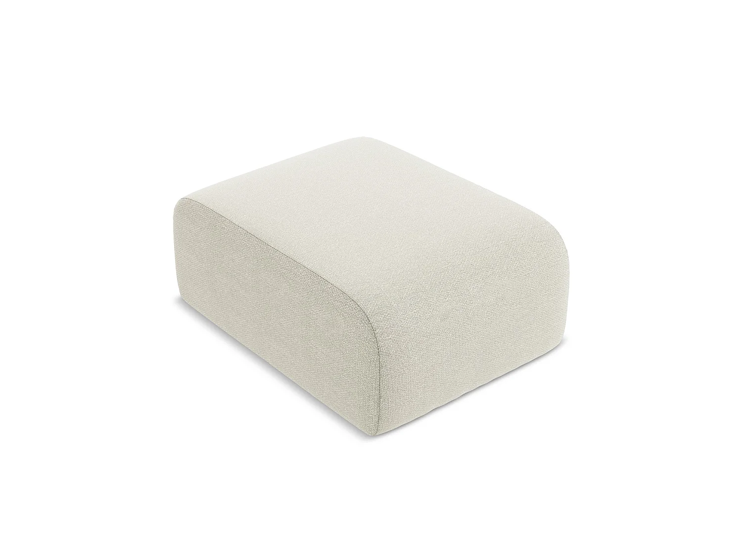 Poef van zand bouclé - CERVO