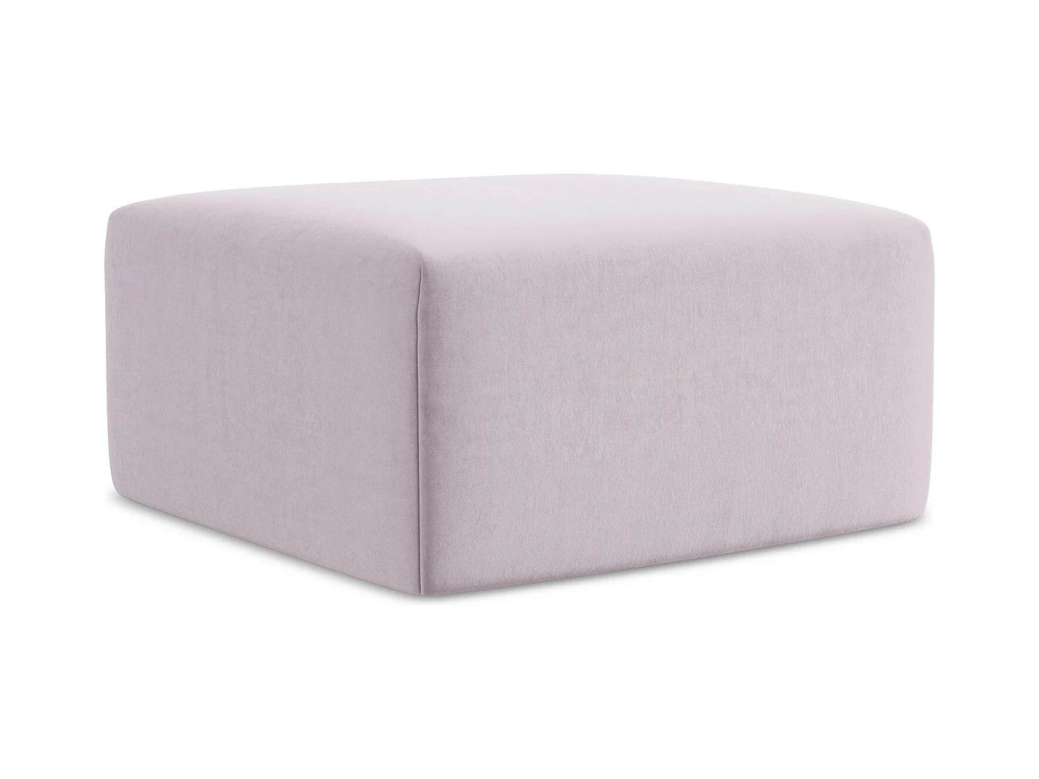 Pouf - Hocker - Samt - Lavendel - KELI