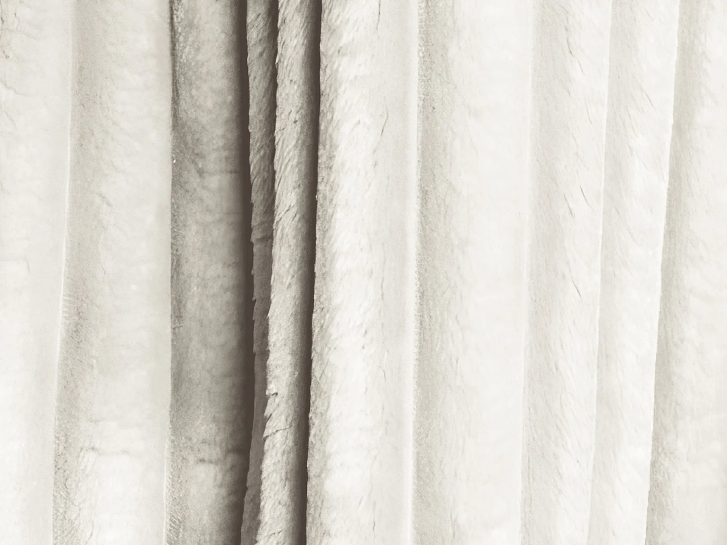 Tweezits modulaire bank van lichtbeige ribfluweel - KELI