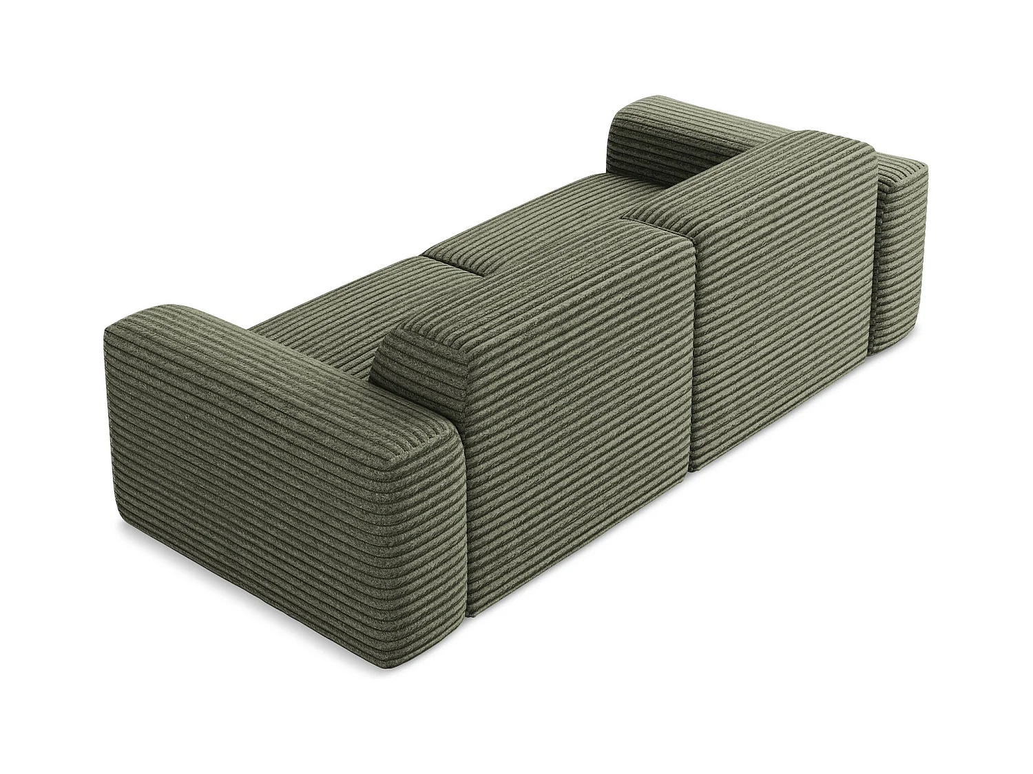2-Sitzer Sofa - - Cord - Olive - KELI