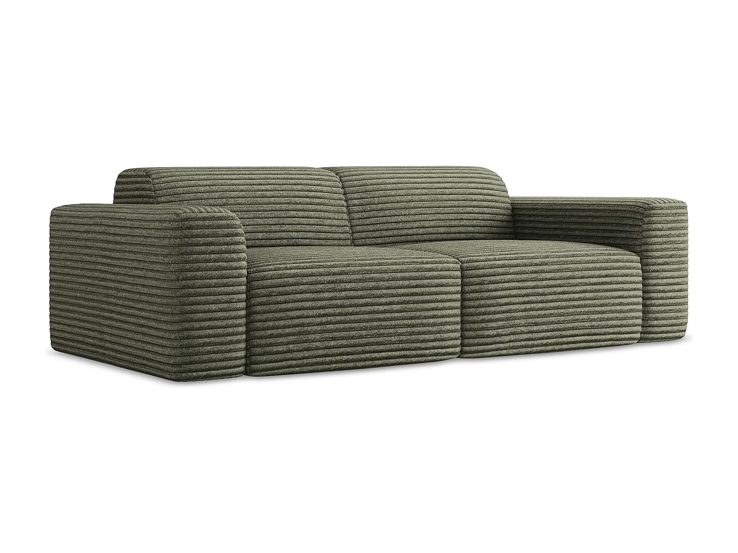 2-Sitzer Sofa - - Cord - Olive - KELI