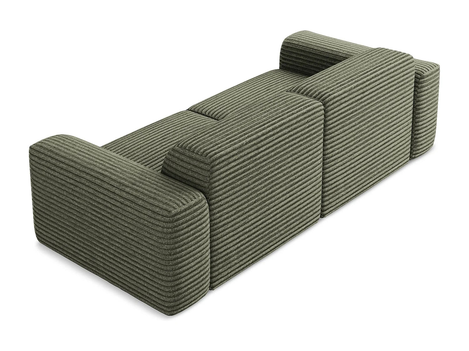 2-Sitzer Sofa - - Cord - Olive - KELI