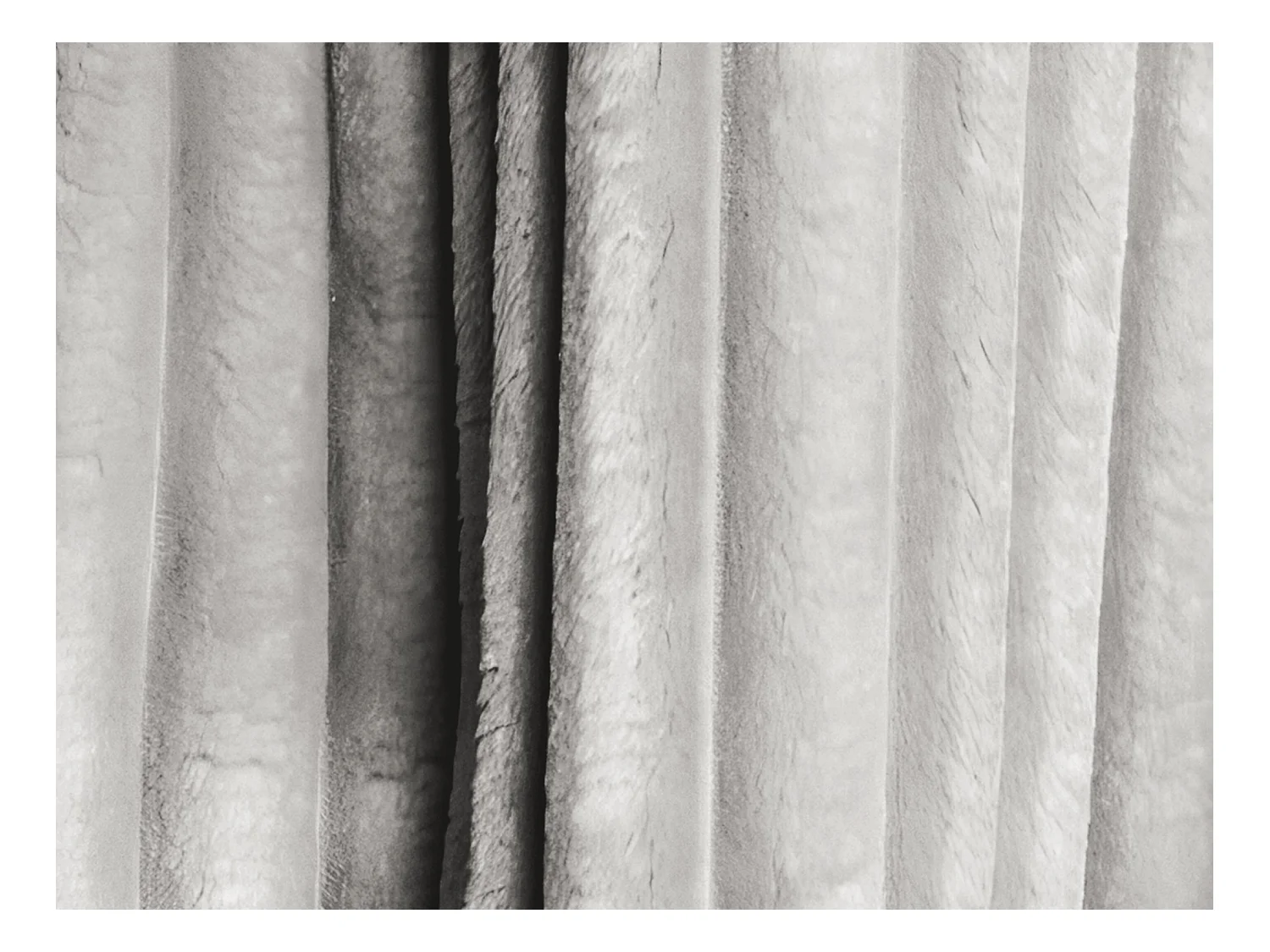 Tweezits modulaire bank van lichtgrijs ribfluweel - KELI