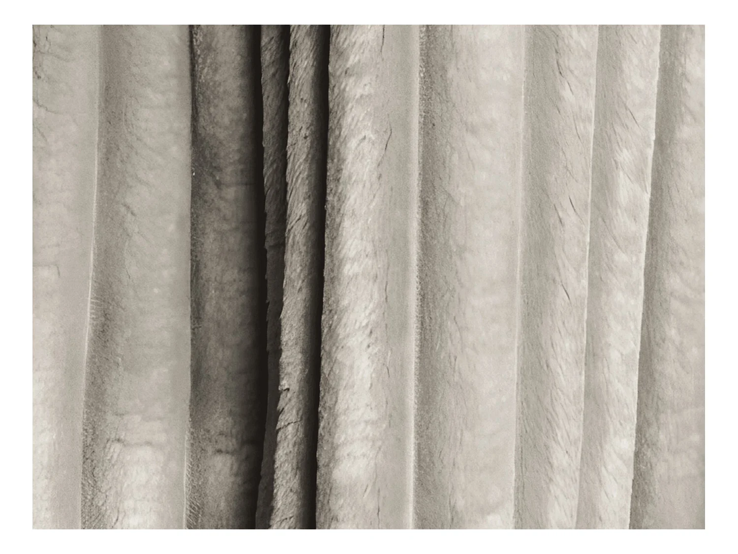 Modulaire hoekbank links van donkerbeige ribfluweel - KELI