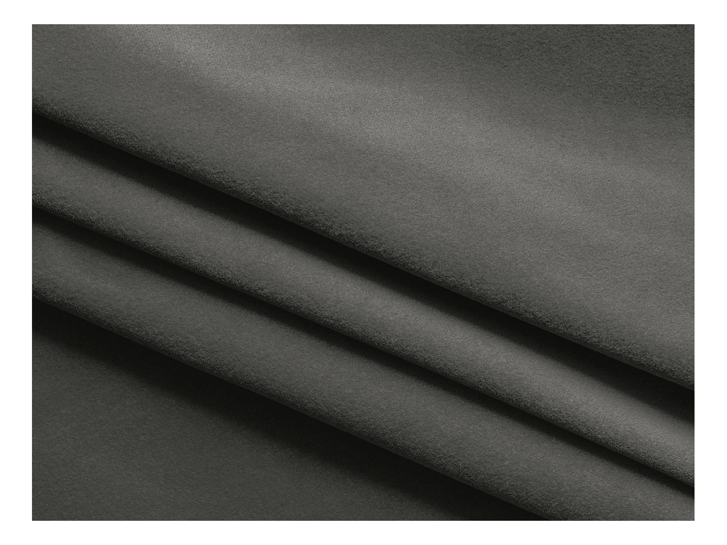 Driezits-slaapbank van staal velours - HULA