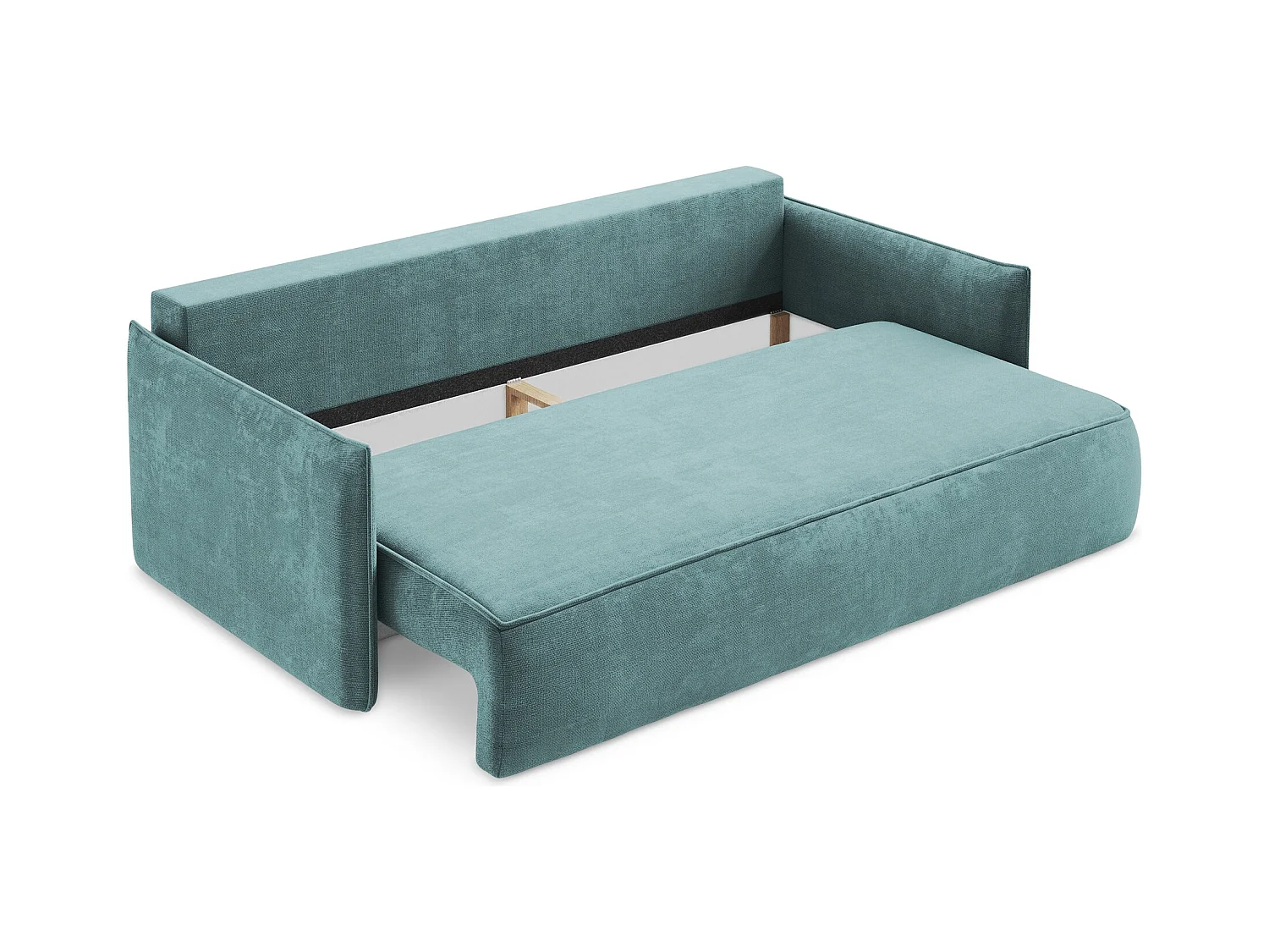 3-Sitzer Sofa mit Schlaffunktion - - Chenille - Jeans - HULA