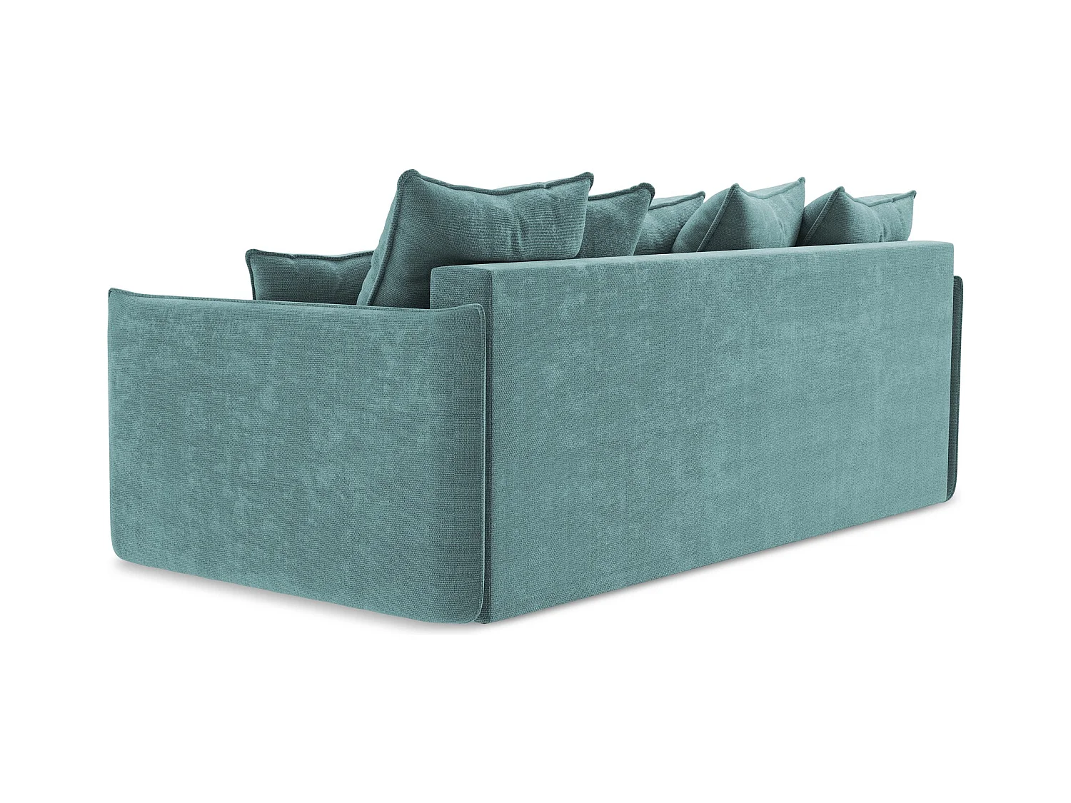 3-Sitzer Sofa mit Schlaffunktion - - Chenille - Jeans - HULA