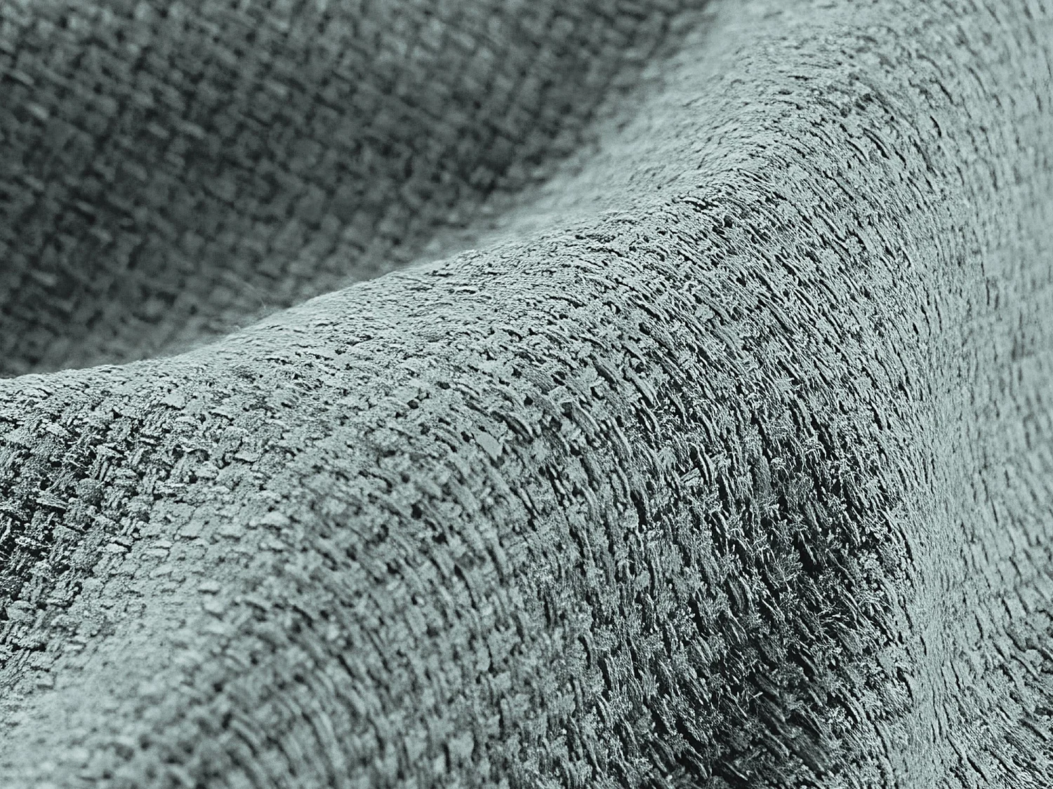 Kanapa 3-osobowa z funkcją spania - z tkaniny strukturalnej - jeans - HULA