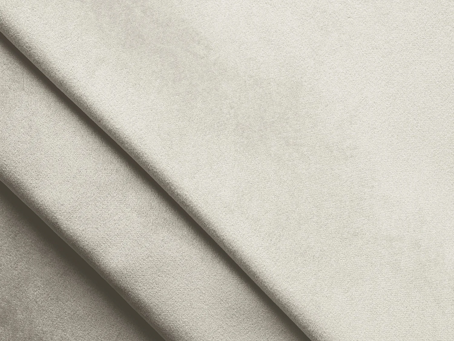 Canapé 3 places convertible en velours - beige clair - MILU