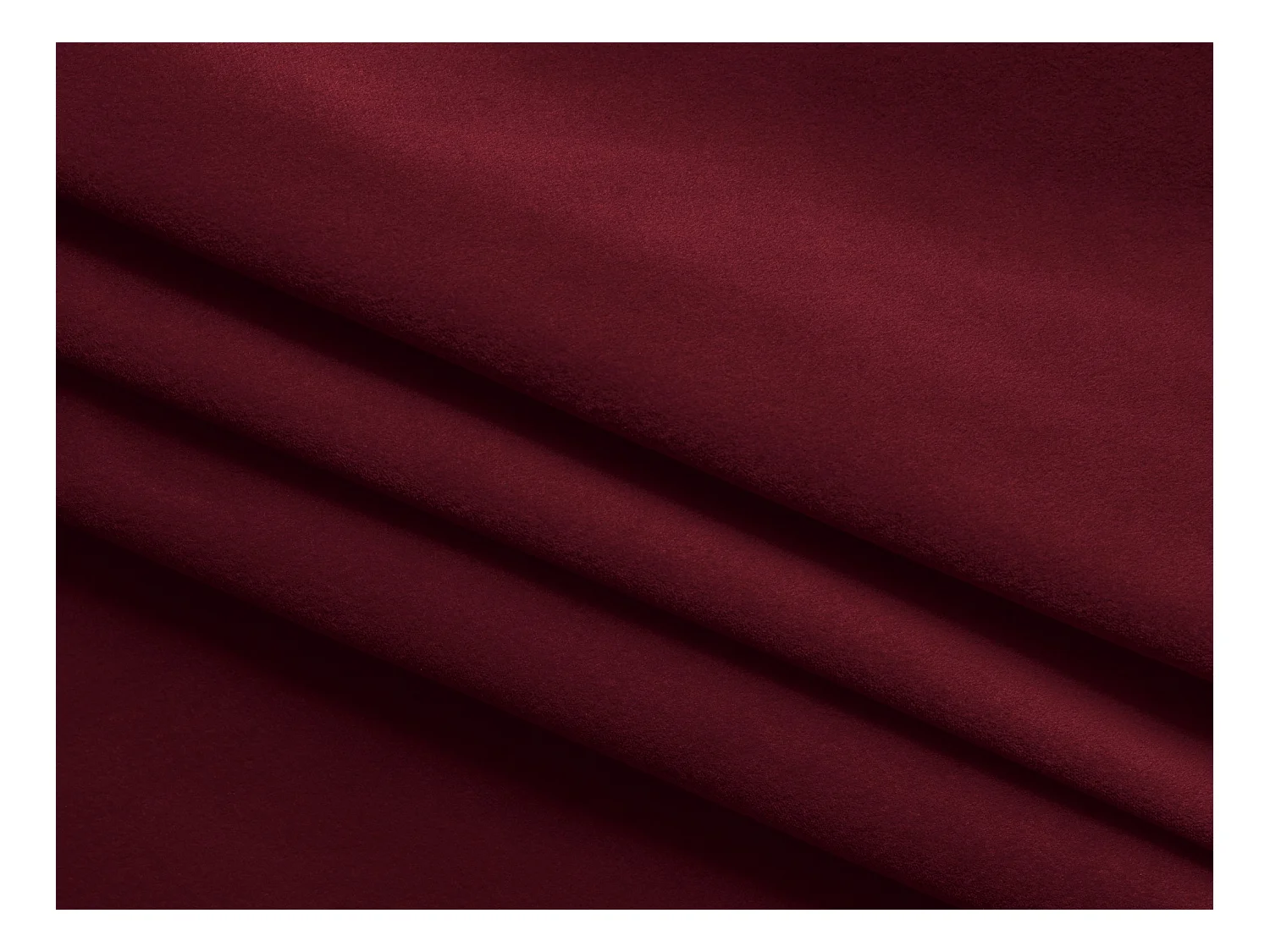 Driezits-slaapbank van bourgondië velours - MOKU