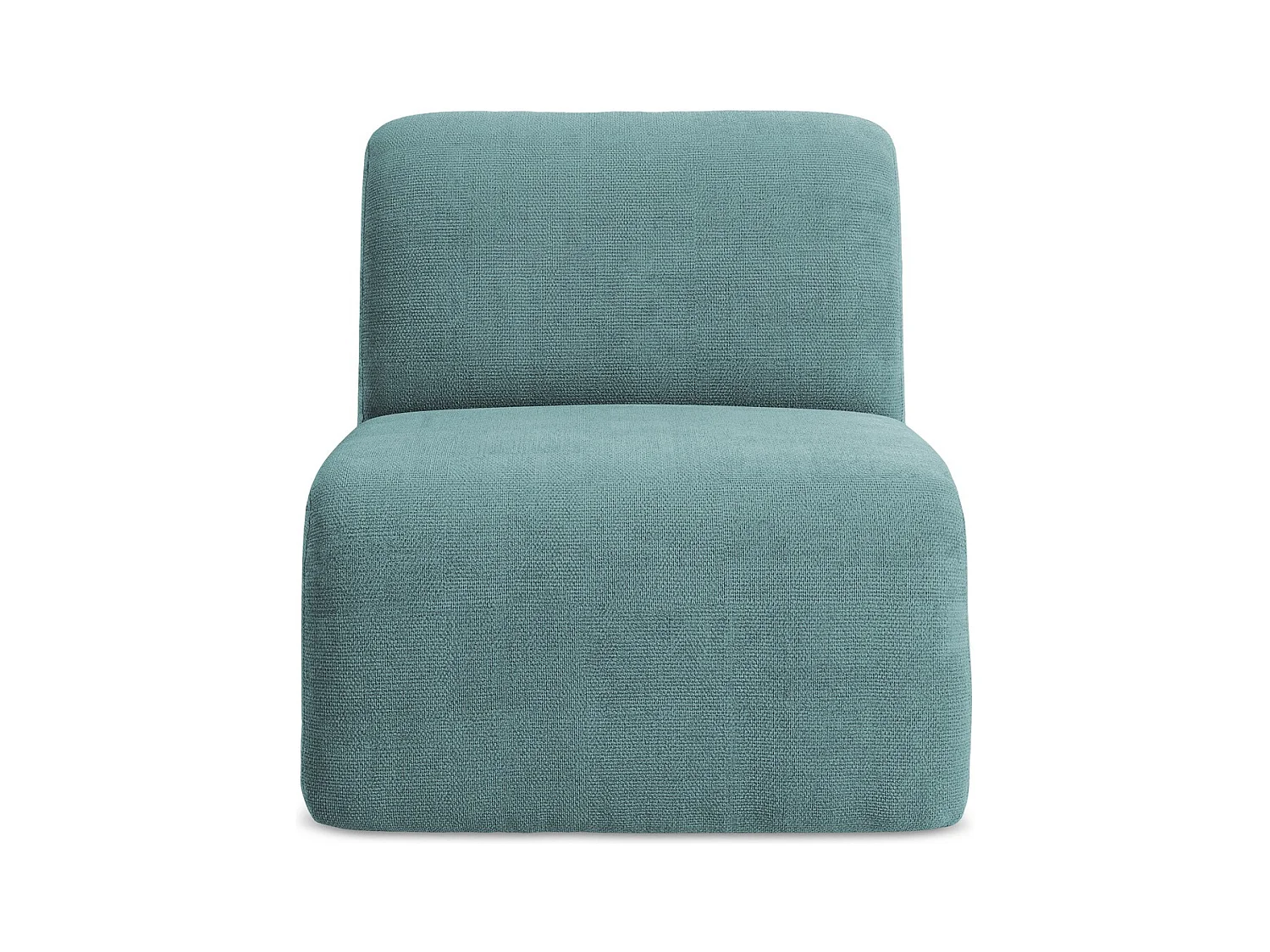 Moduł - z tkaniny szenilowej - jeans - LANI