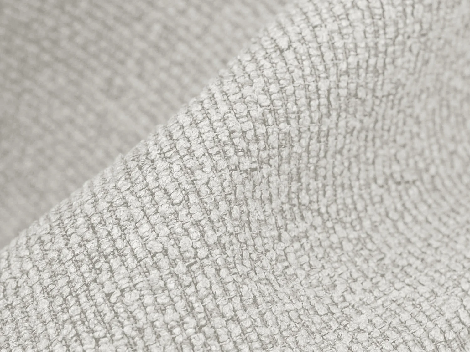 Modulaire hoekbank links van wit bouclé - ALOHA