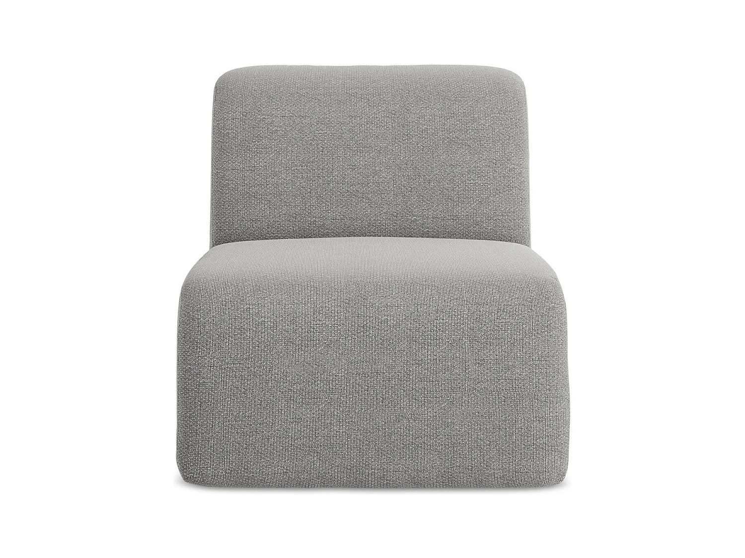 Modular - Mittelsofa - Bouclé - Hellgrau - LANI