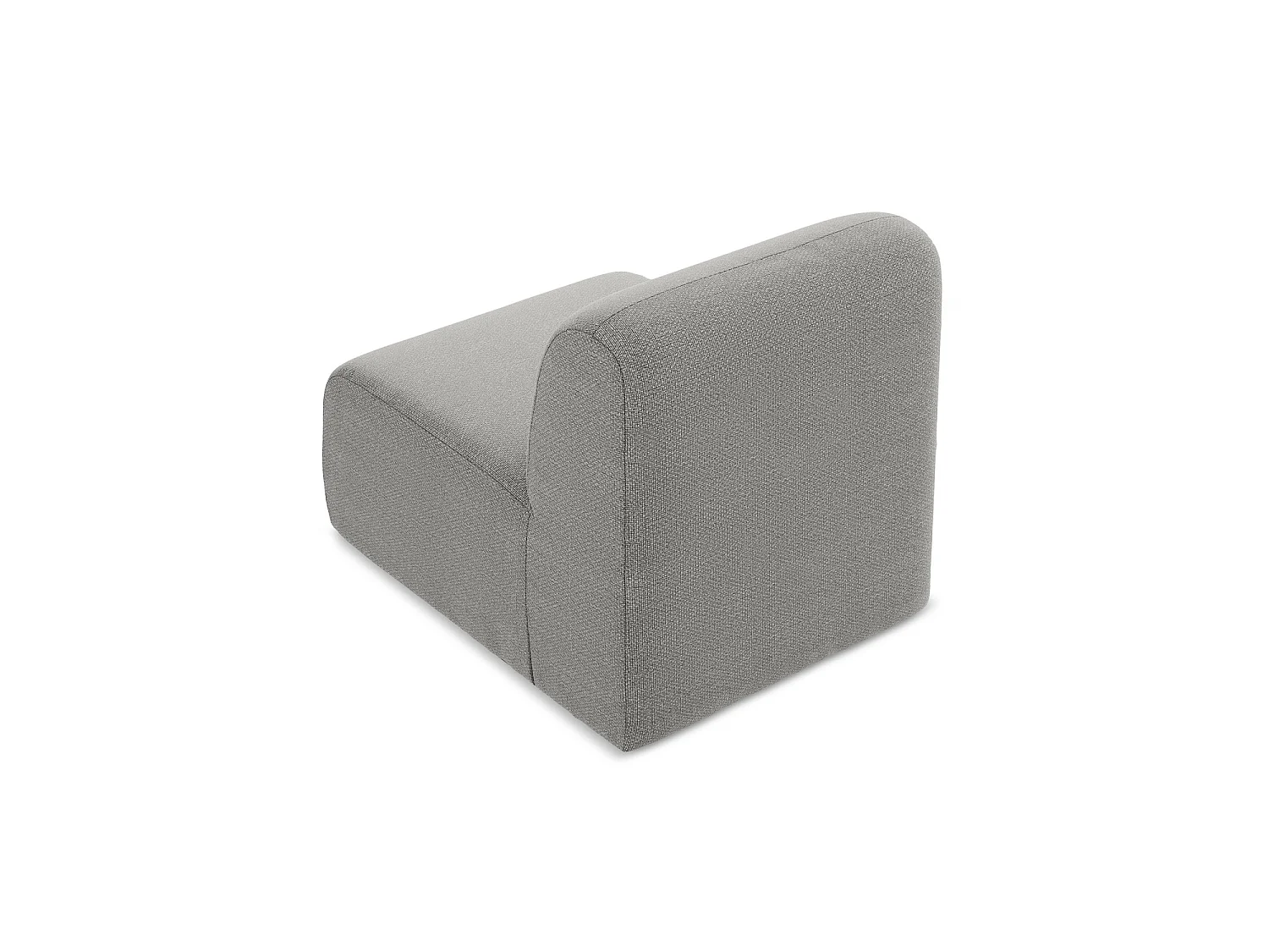 Modular - Mittelsofa - Bouclé - Hellgrau - CERVO