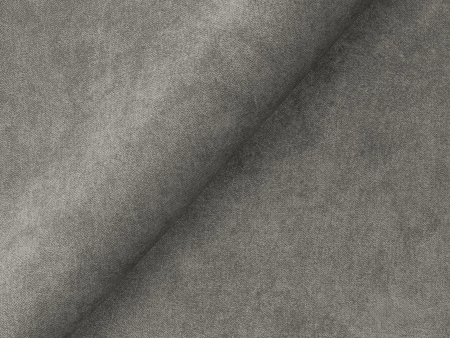 Canapé modulable 2 places en velours - gris - ALOHA