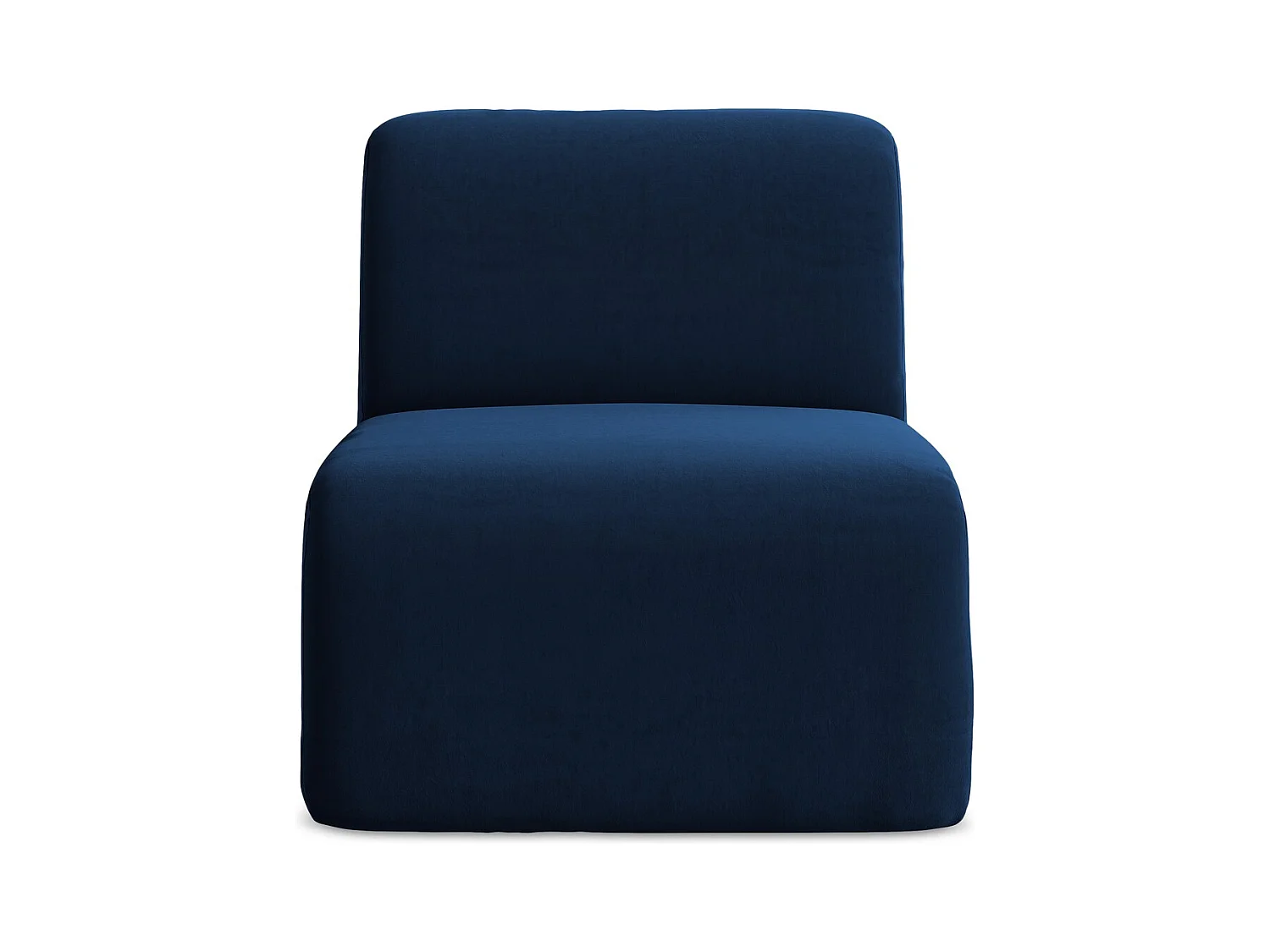 Modular - Mittelsofa - Samt - Königsblau - LANI