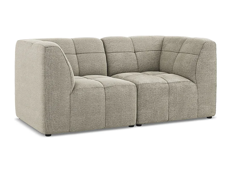 2-Sitzer Sofa - - Bouclé - Taupe - ALOHA