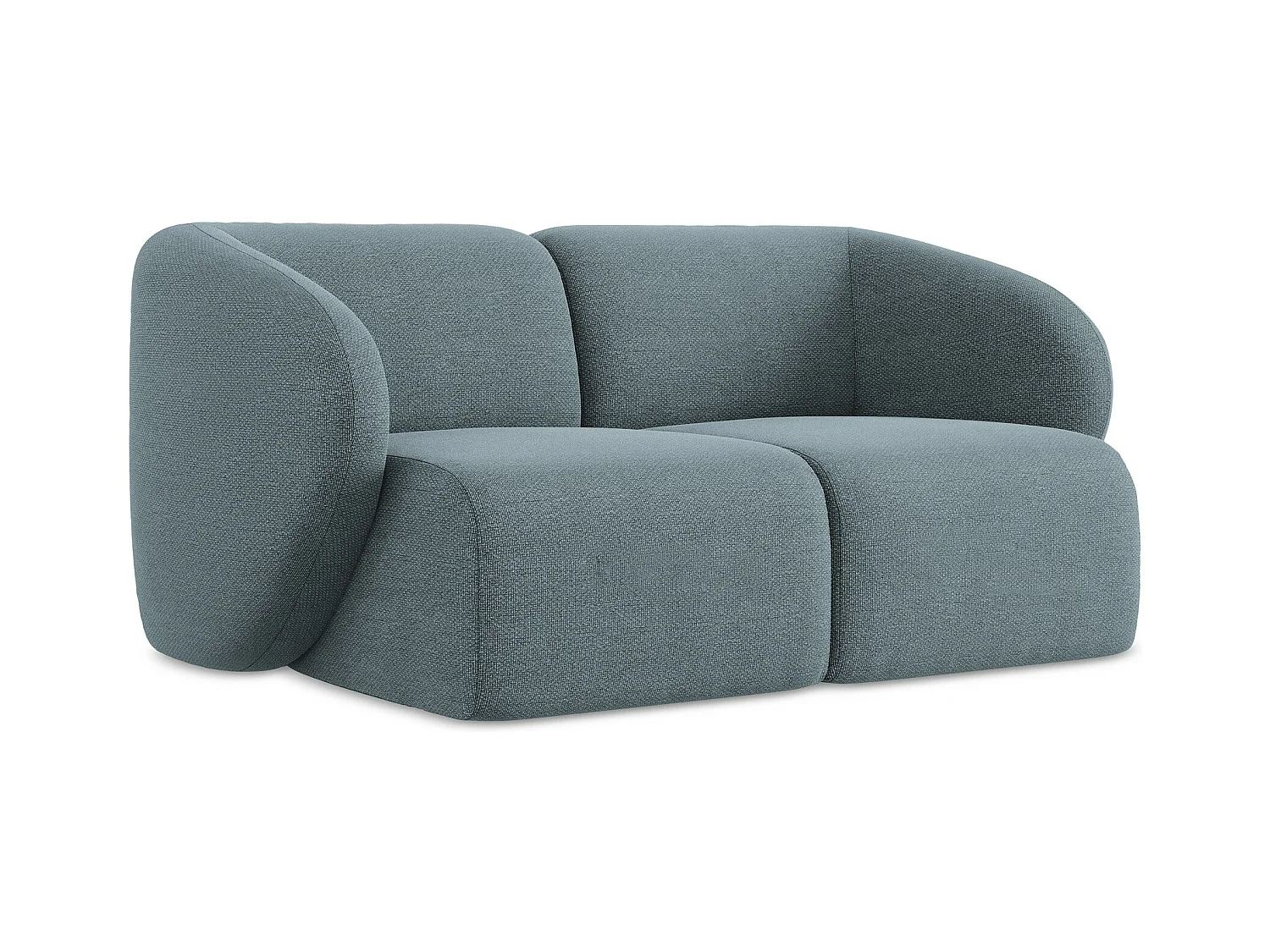 2-Sitzer Sofa - - Bouclé - Jeans - LANI
