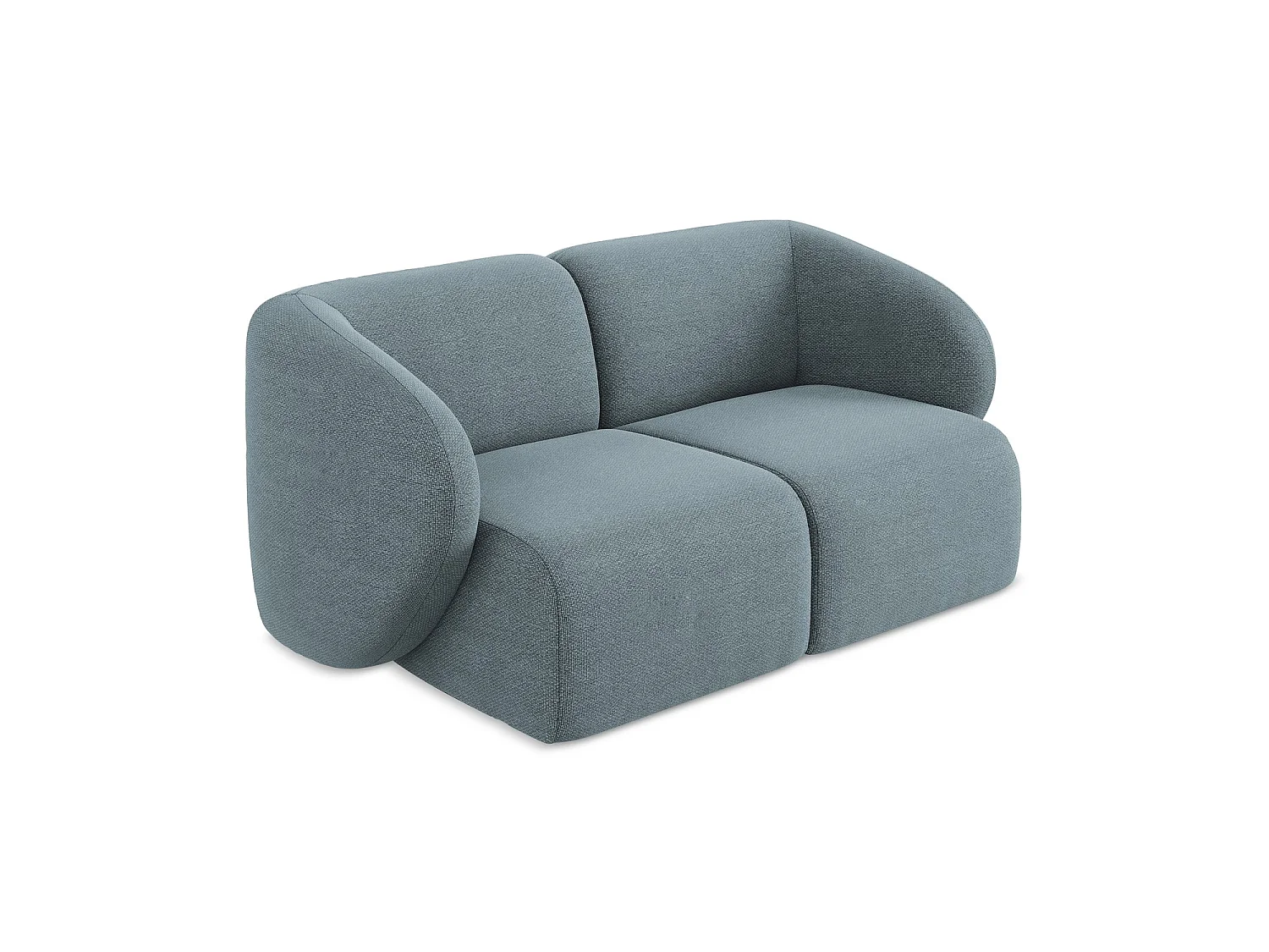 2-Sitzer Sofa - - Bouclé - Jeans - CERVO