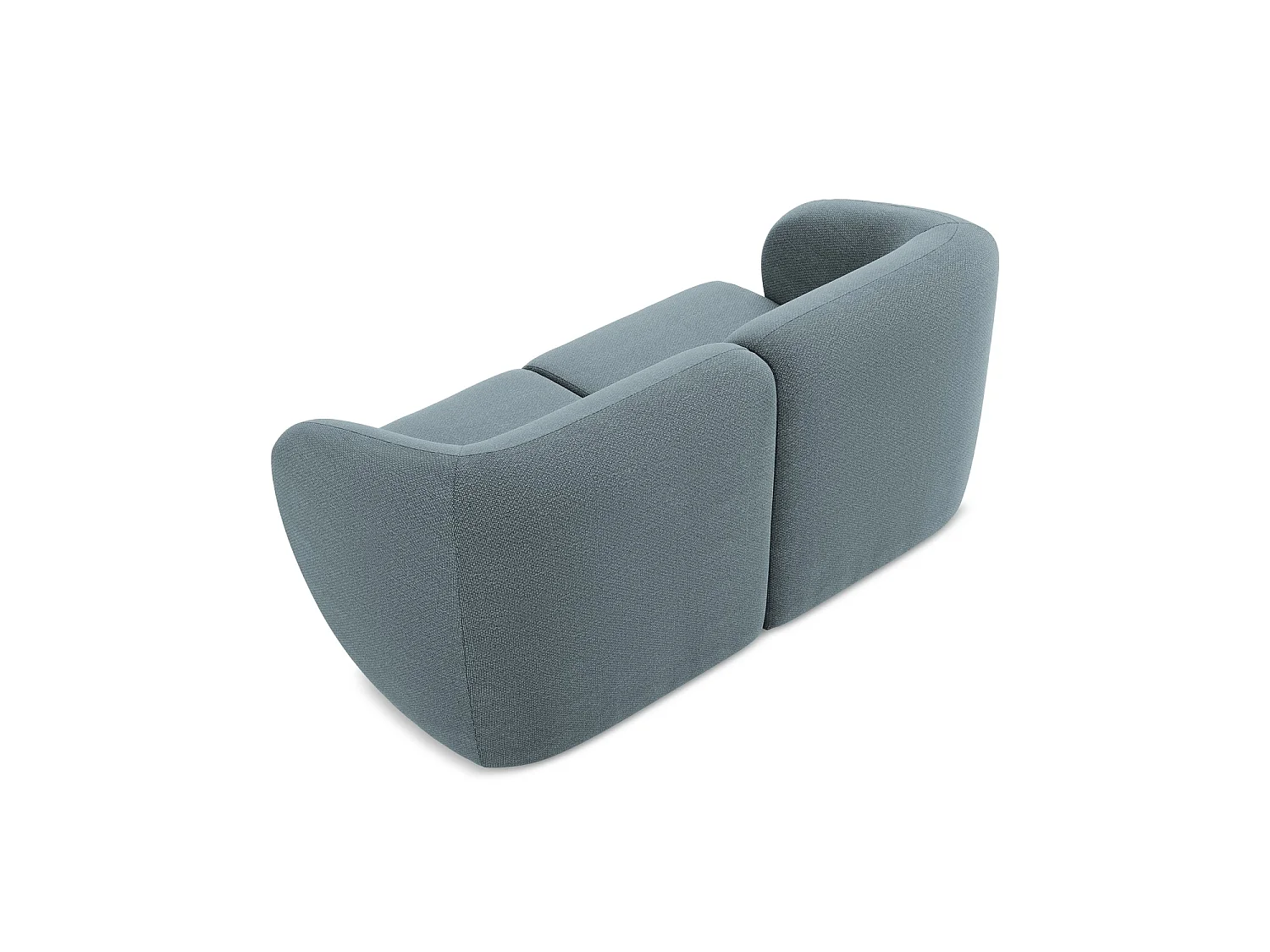 2-Sitzer Sofa - - Bouclé - Jeans - CERVO