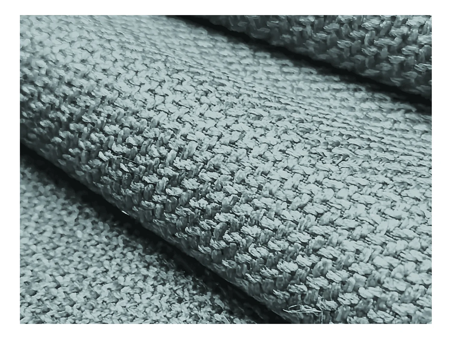 Große Wohnlandschaft Rechts - - Strukturstoff - Jeans - KELI