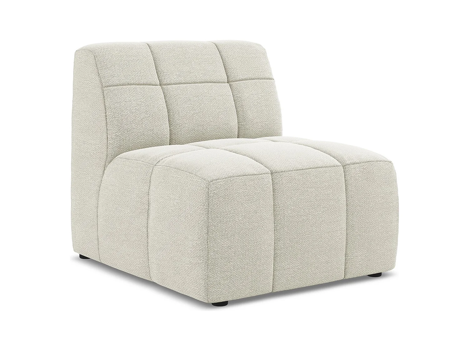 Modular - Mittelsofa - Bouclé - Sand - ALOHA