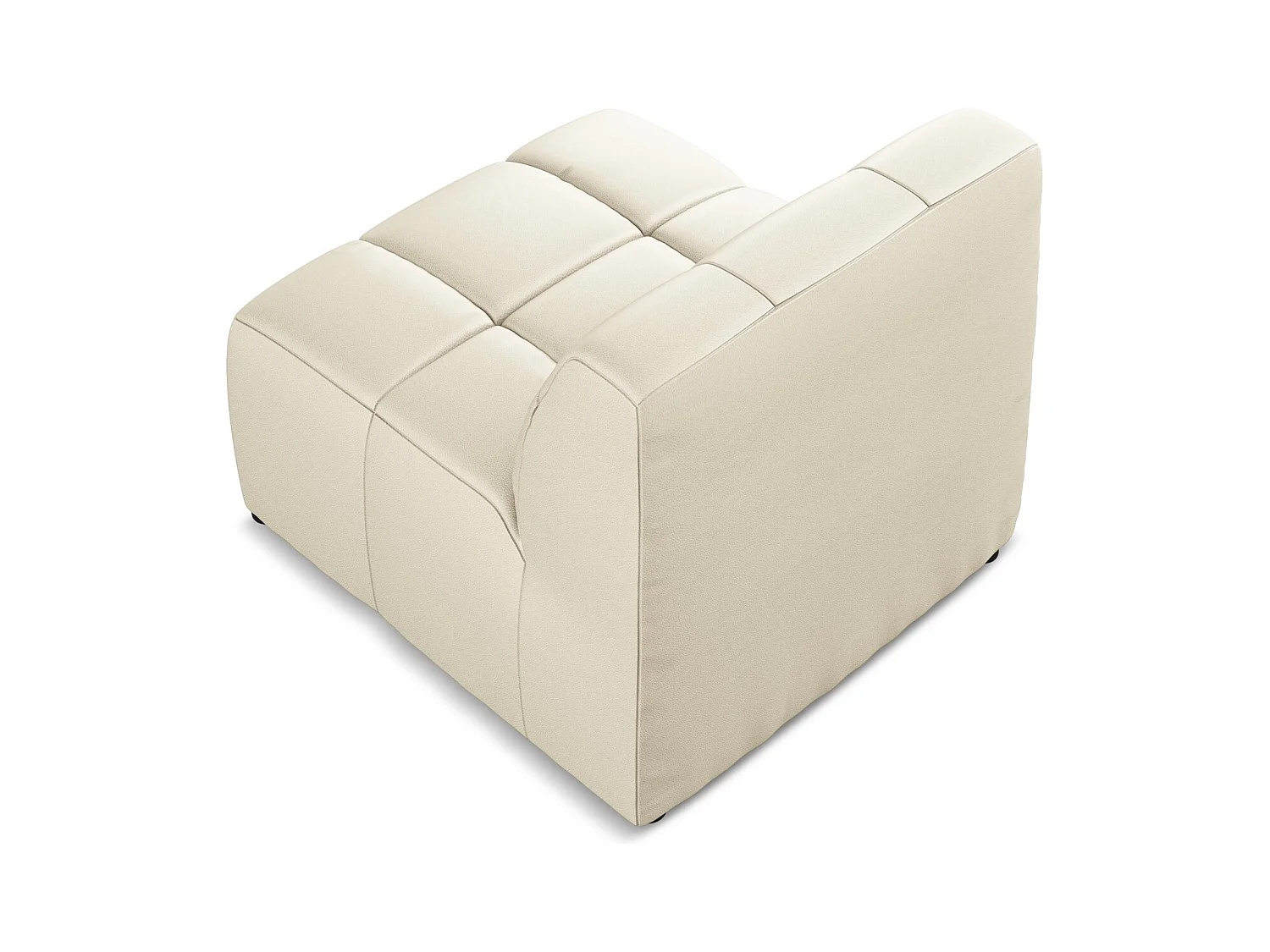 Moduł - ze skóry syntetycznej - jasny beż - ALOHA