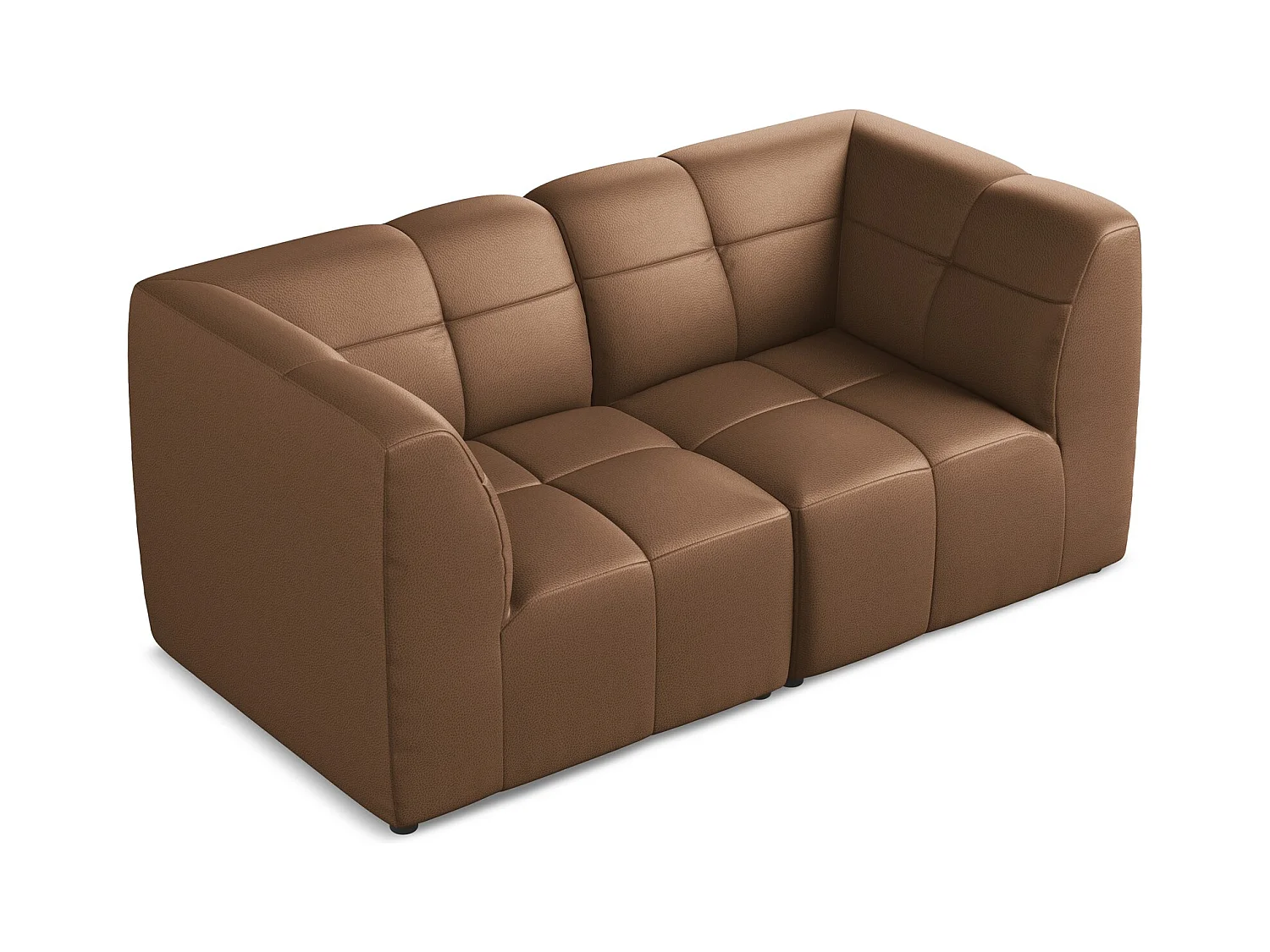2-Sitzer Sofa - - Kunstleder - Schokolade - ALOHA