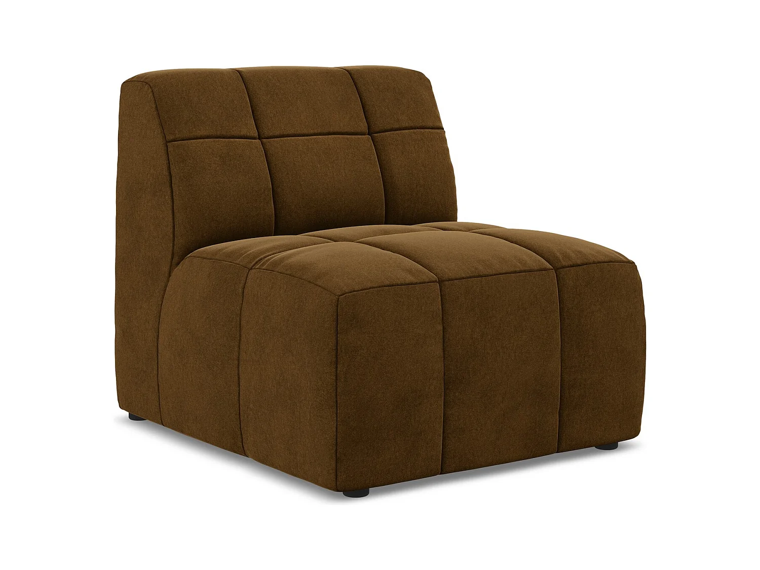 Modular - Mittelsofa - Samt - Senf - ALOHA
