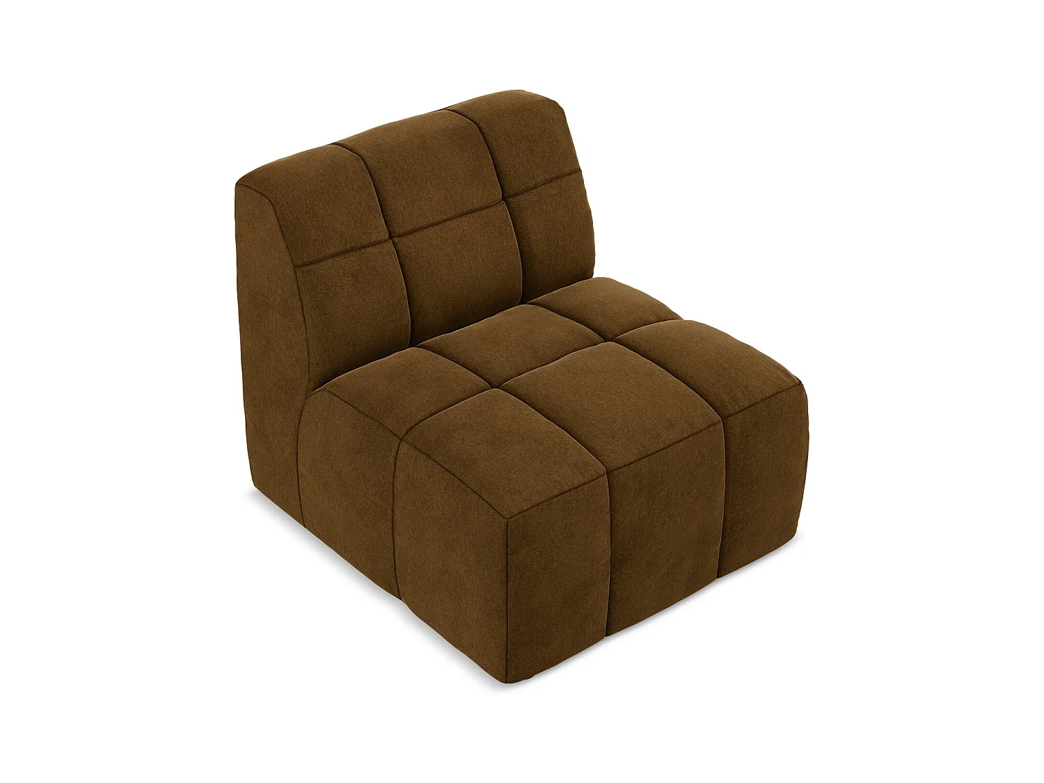 Modular - Mittelsofa - Samt - Senf - ALOHA