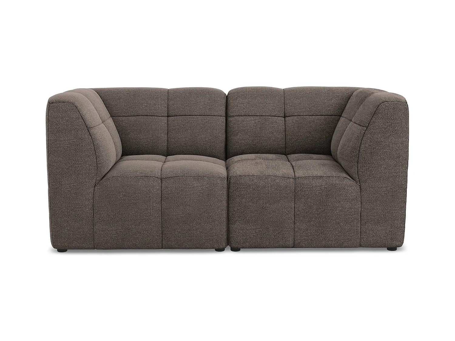 2-Sitzer Sofa - - Bouclé - Schokolade - ALOHA