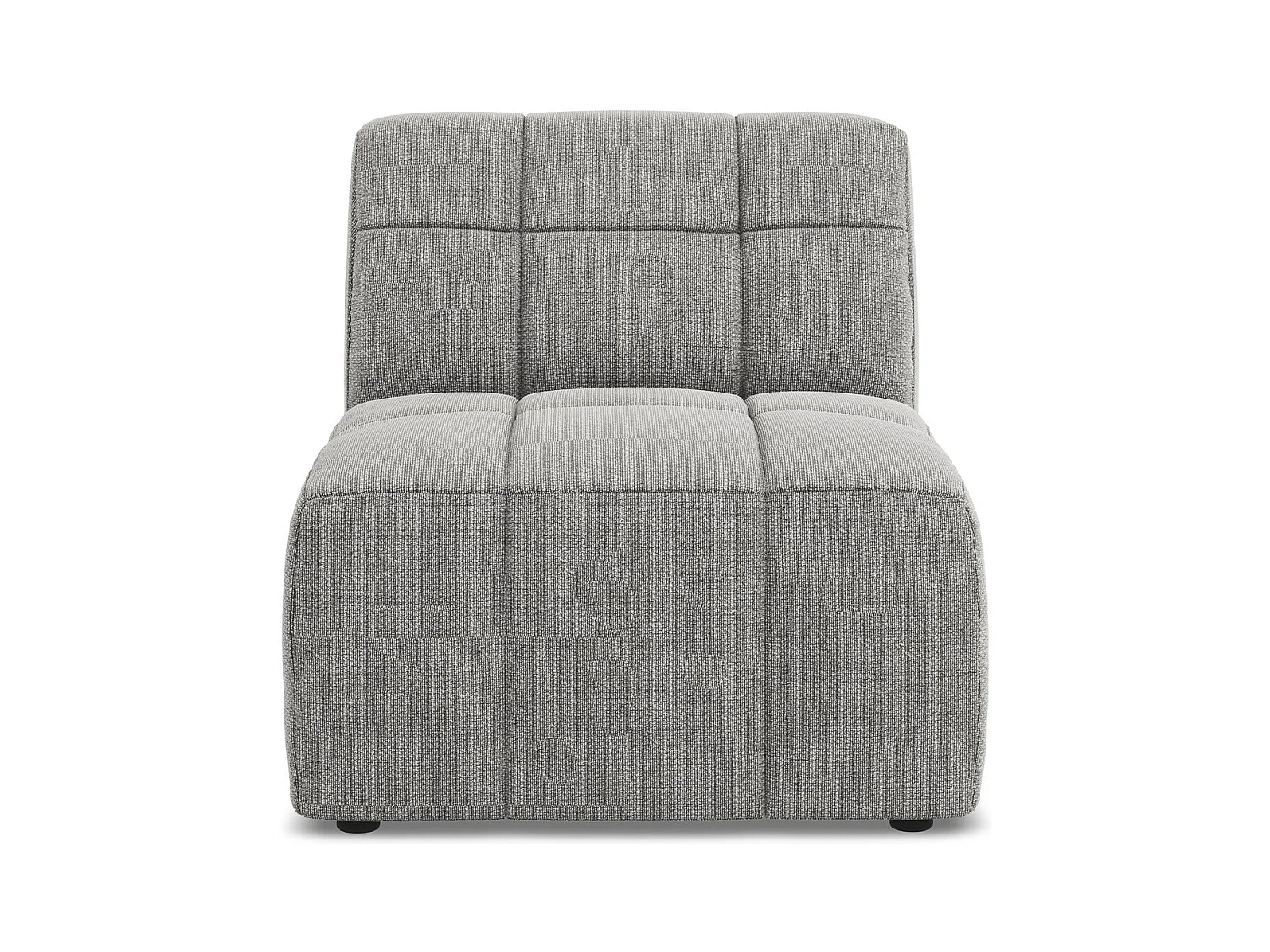 Modular - Mittelsofa - Bouclé - Hellgrau - ALOHA