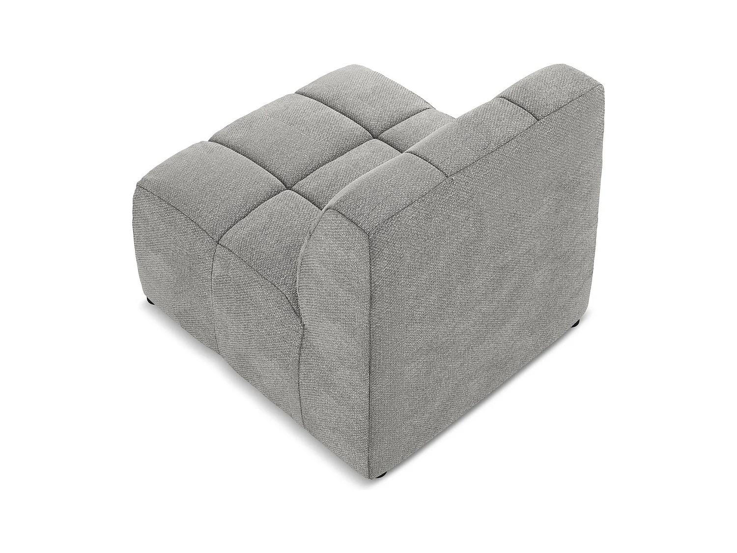 Modular - Mittelsofa - Bouclé - Hellgrau - ALOHA