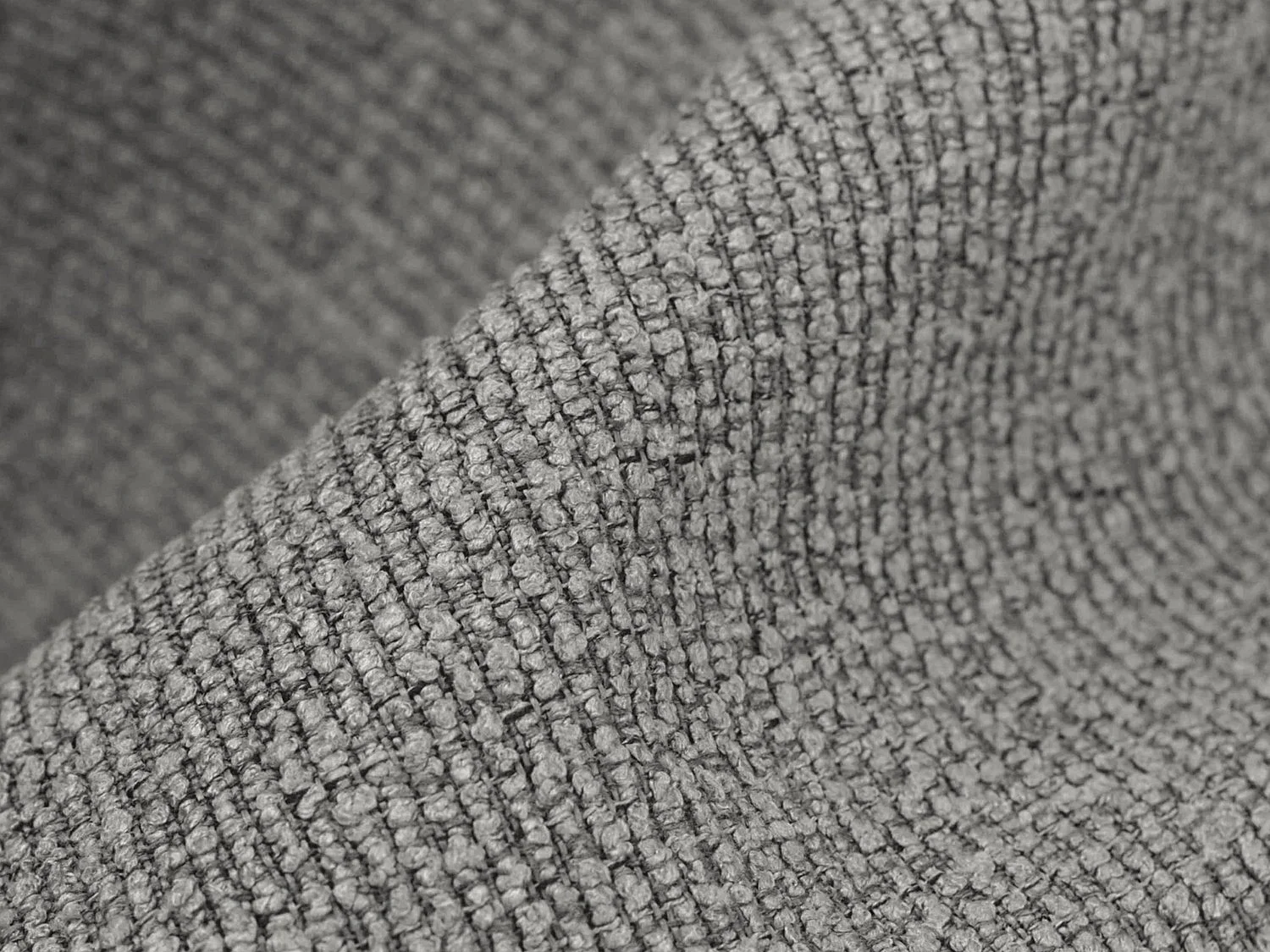 Modulares 3-Sitzer Sofa - - Bouclé - Hellgrau - CERVO