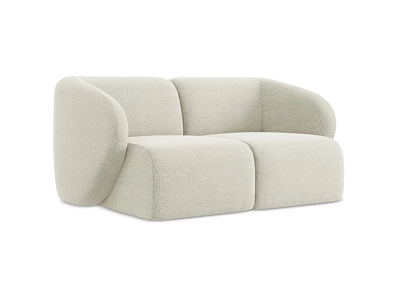 2-Sitzer Sofa - - Bouclé - Sand - LANI