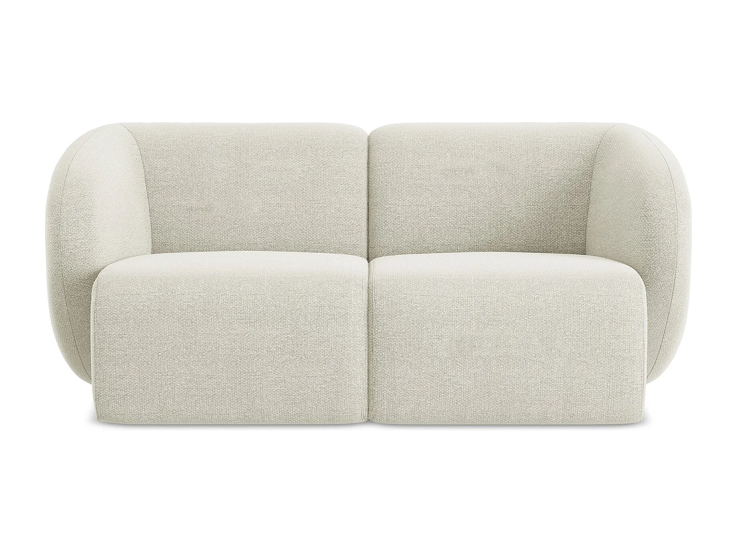 2-Sitzer Sofa - - Bouclé - Sand - LANI