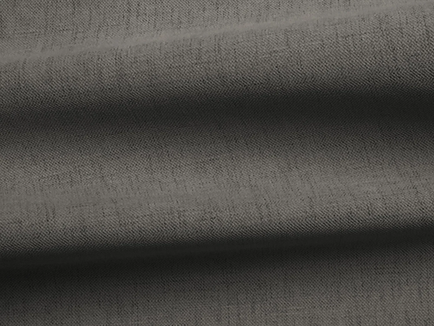 Canapé modulable 4 places en tissu texturé - gris foncé - KELI