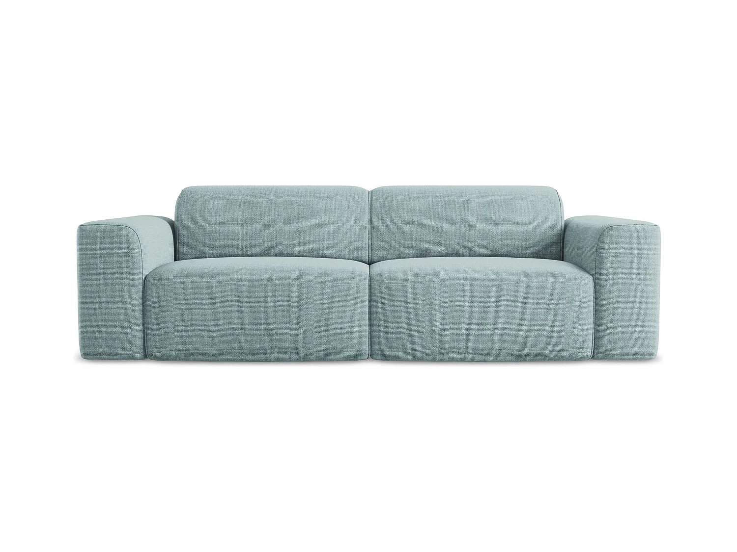 Driezits modulaire bank van jeans textuurstof - KELI