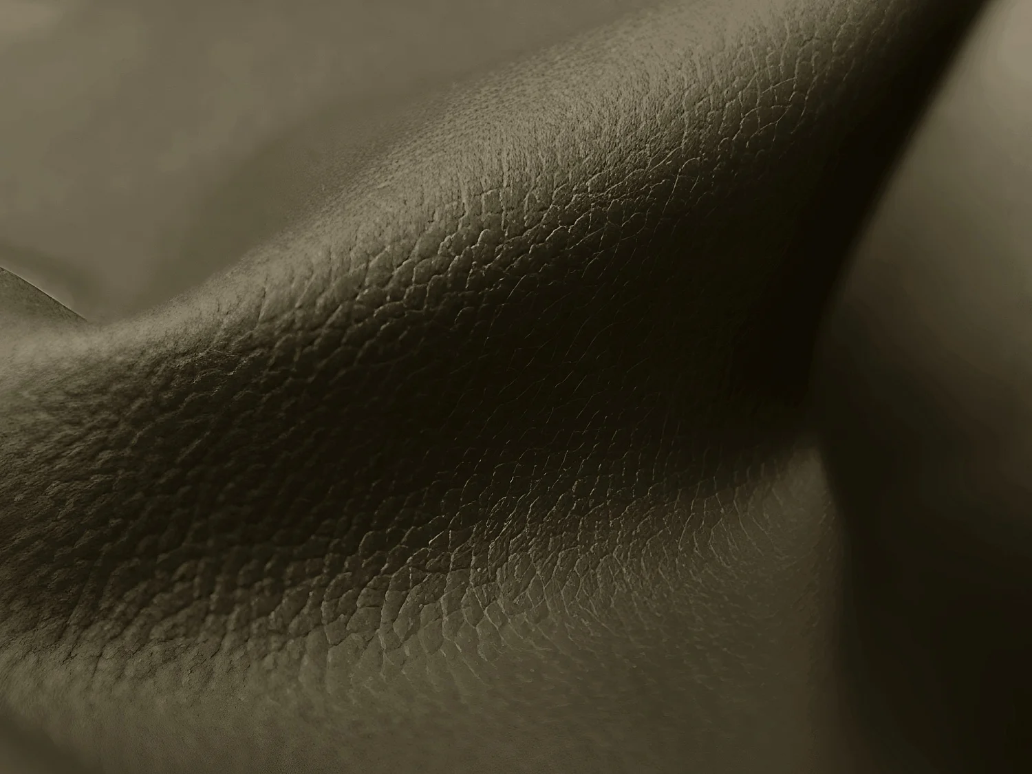 2-Sitzer Sofa - - Kunstleder - Olive - ALOHA