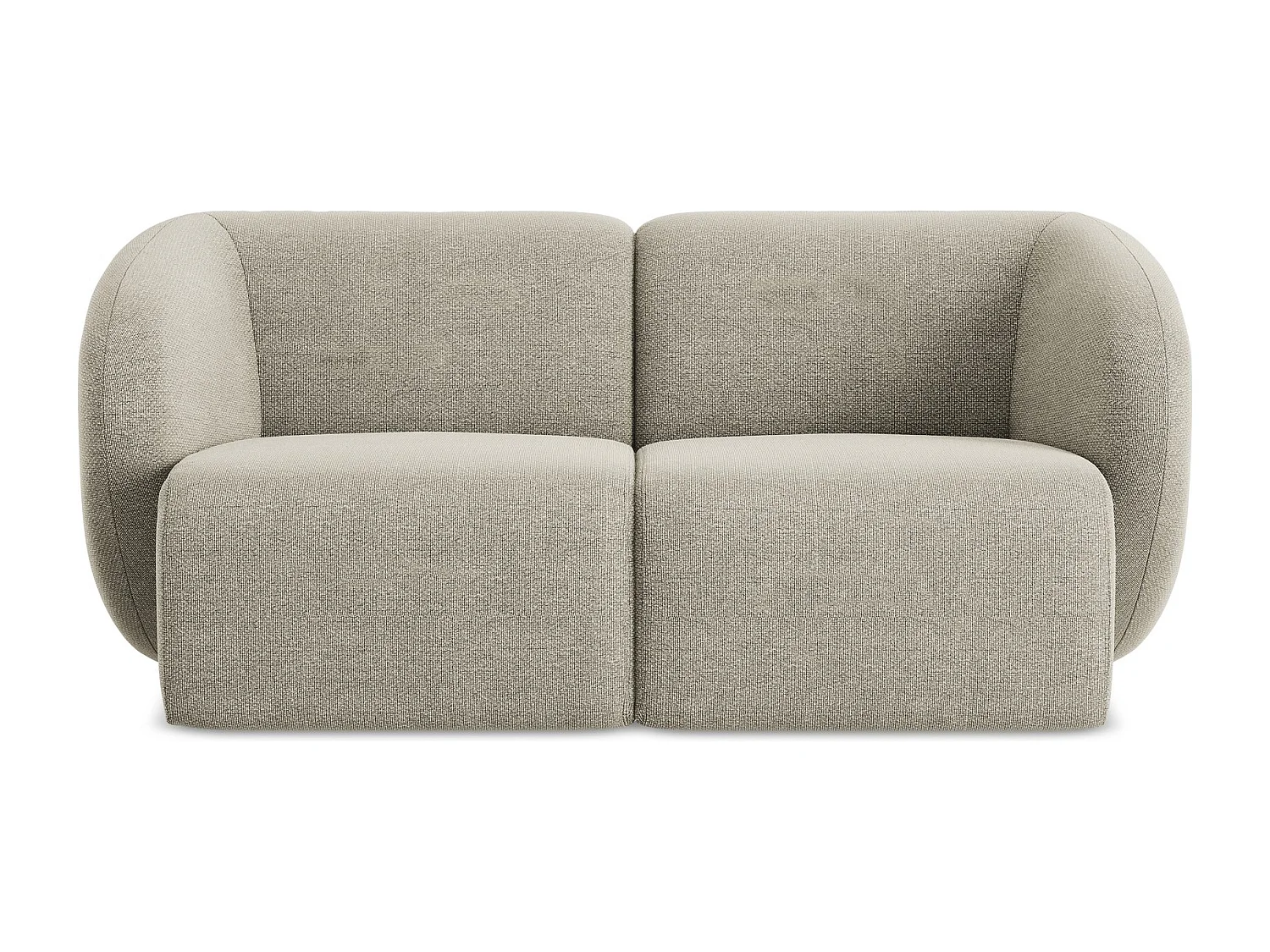 2-Sitzer Sofa - - Bouclé - Taupe - LANI