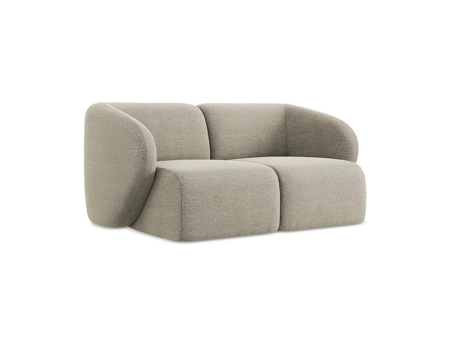 2-Sitzer Sofa - - Bouclé - Taupe - CERVO