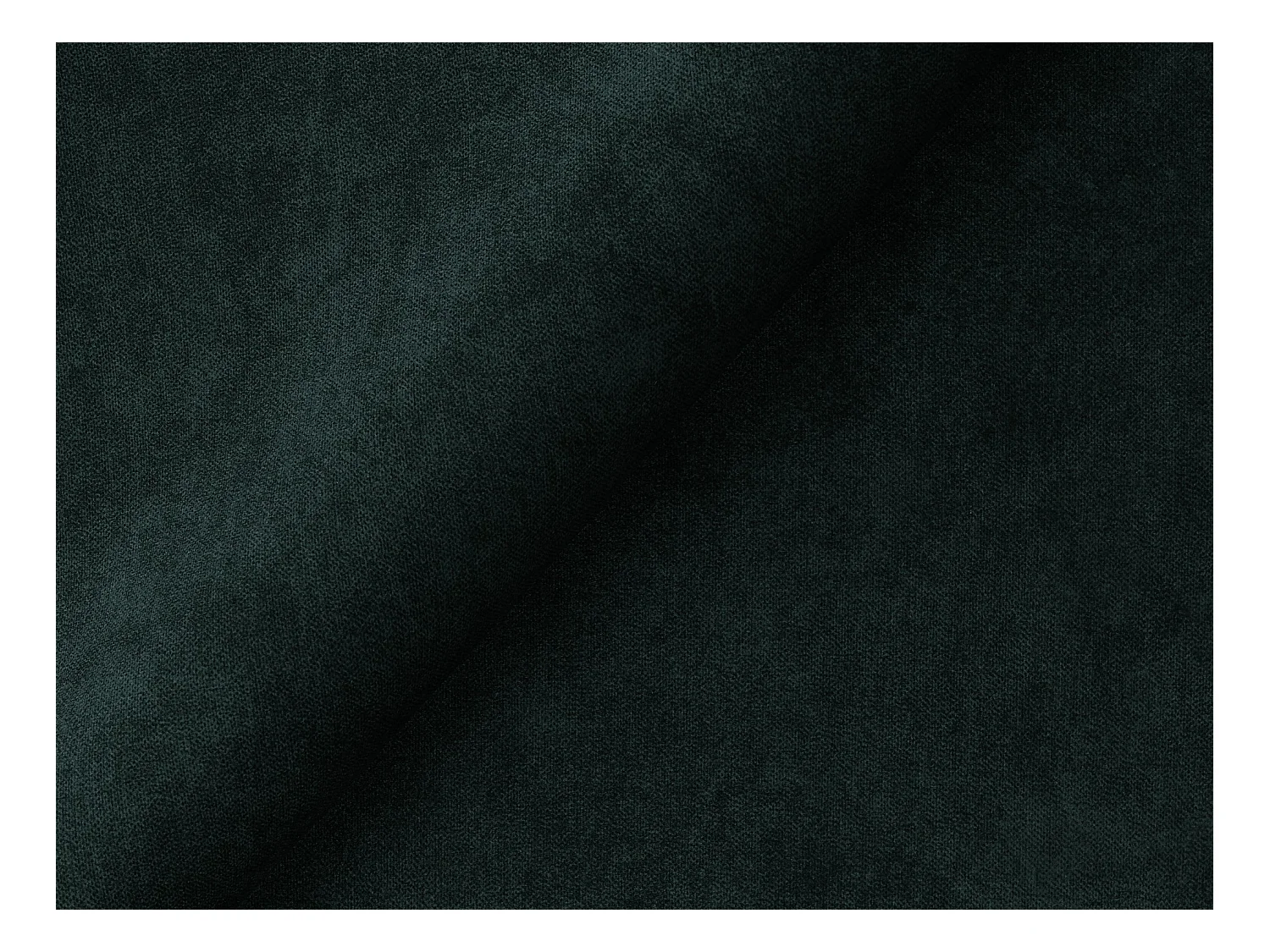 Canapé modulable 2 places en velours - gris vert - ALOHA