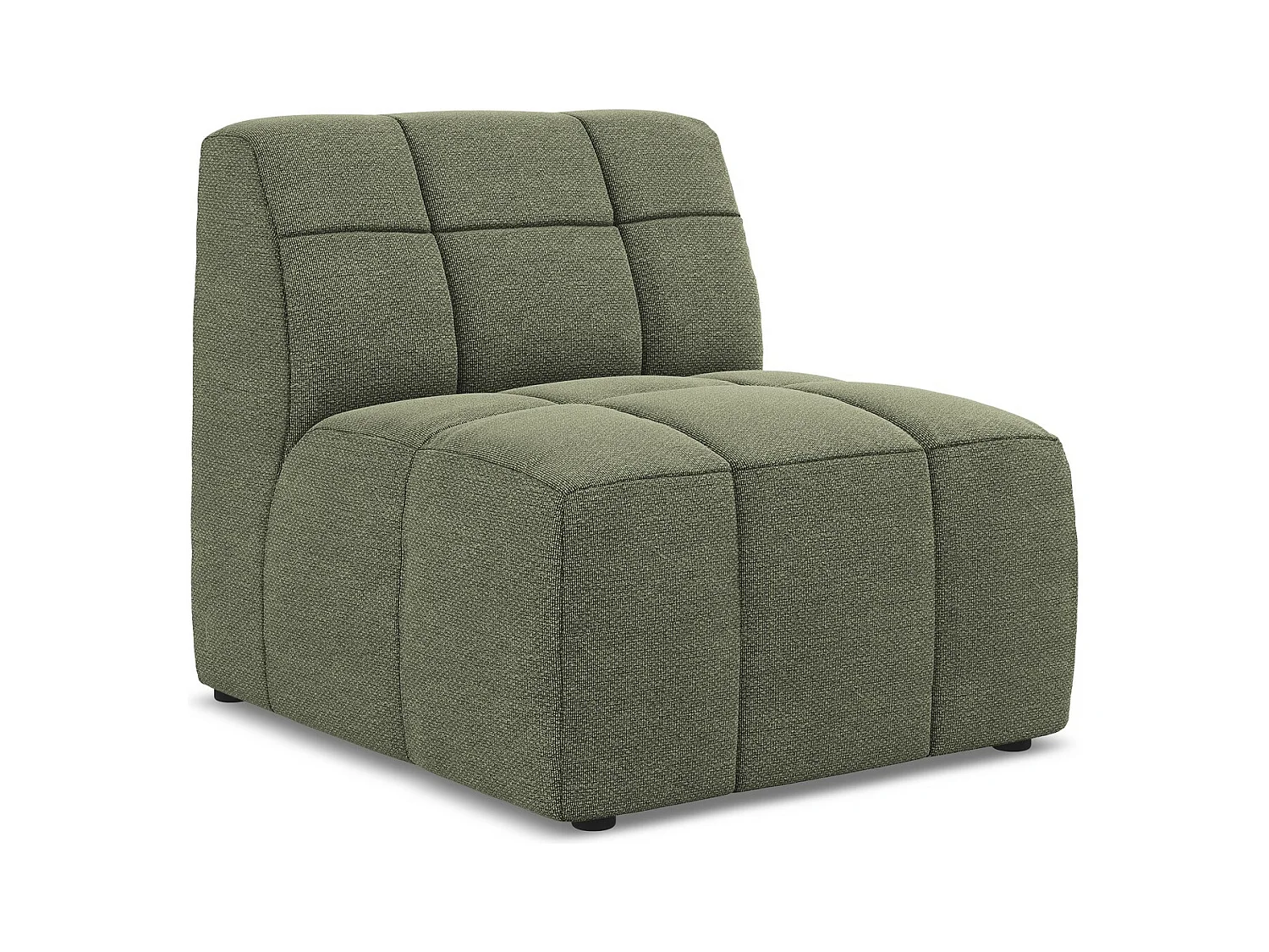 Modular - Mittelsofa - Bouclé - Olive - ALOHA