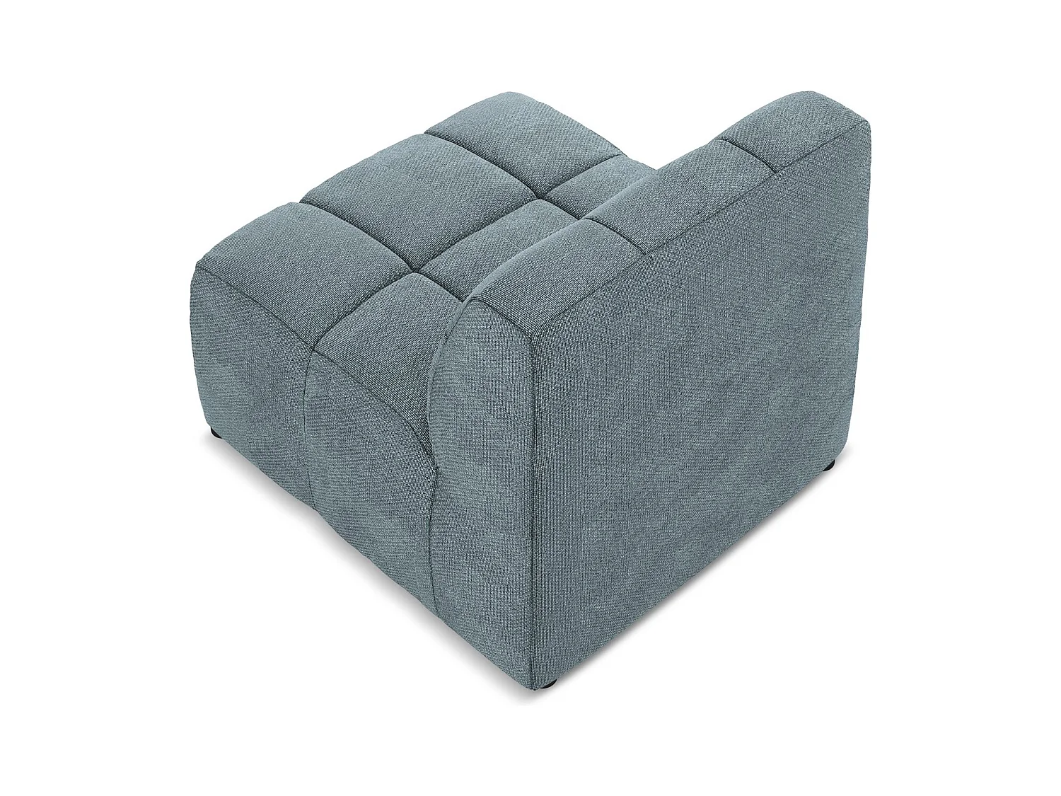 Bankmodule midden van jeans bouclé - ALOHA