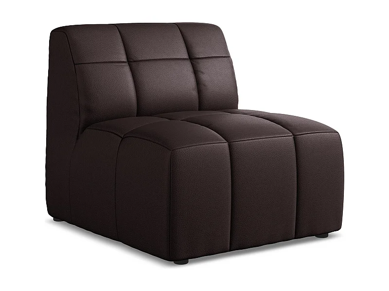 Modular - Mittelsofa - Kunstleder - Pflaume - ALOHA