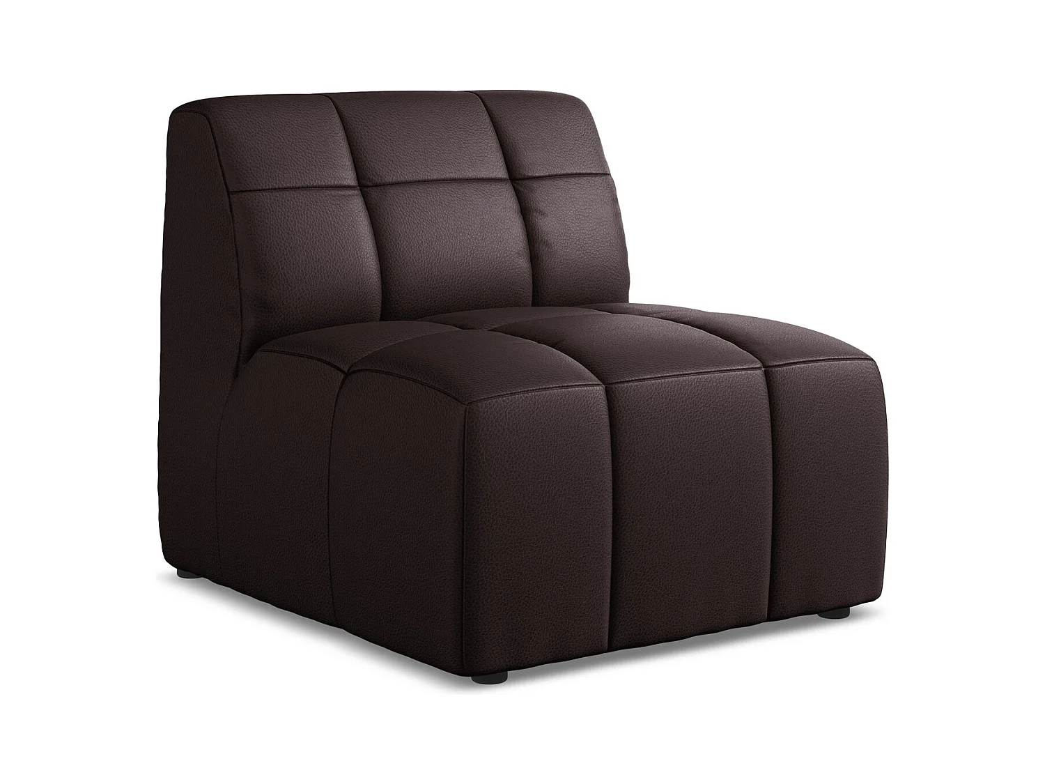 Modular - Mittelsofa - Kunstleder - Pflaume - ALOHA